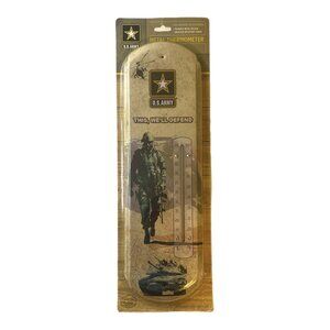 U.S. Army Metal Thermometer "THIS, WE'LL DEFEND"